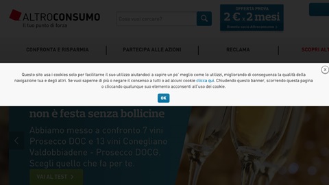 Informativa sull'utilizzo dei cookie sui siti